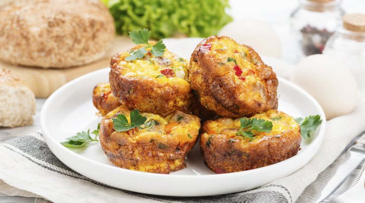 Мафіни з курятиною і сиром