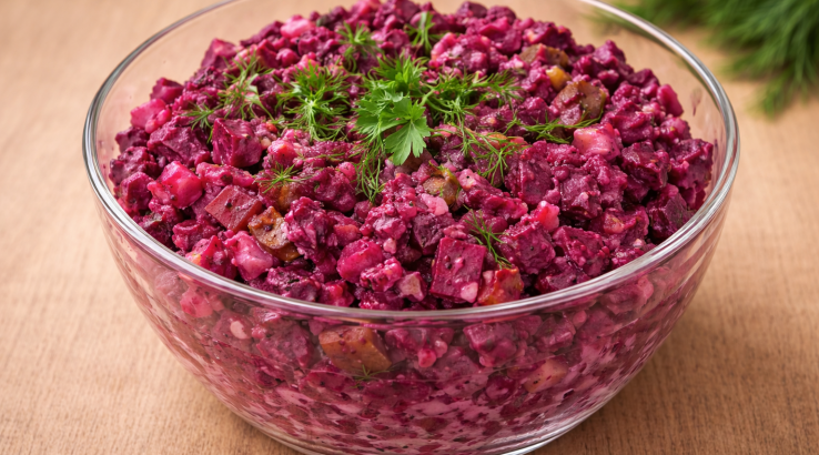 Тушкований буряк у сметані