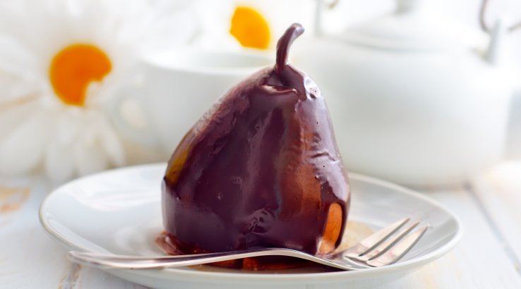 Груші в шоколадному соусі