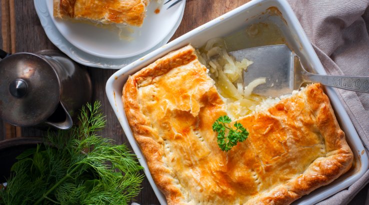 Картопляно-цибулевий пиріг