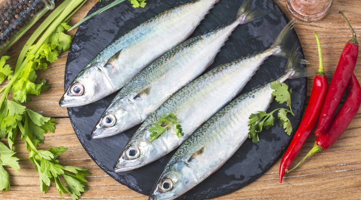 Запечена скумбрія в маринаді