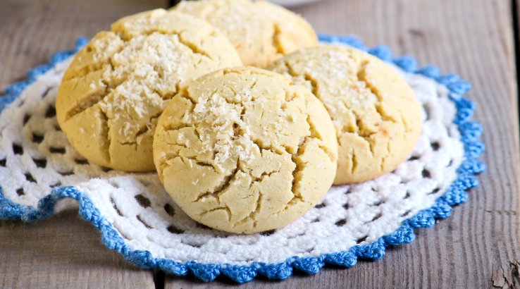 Кокосове печиво з тріщинками