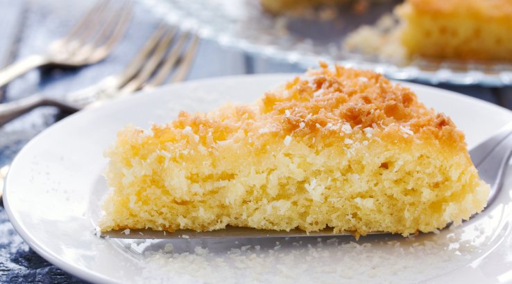 Кокосовий пиріг на кефірі