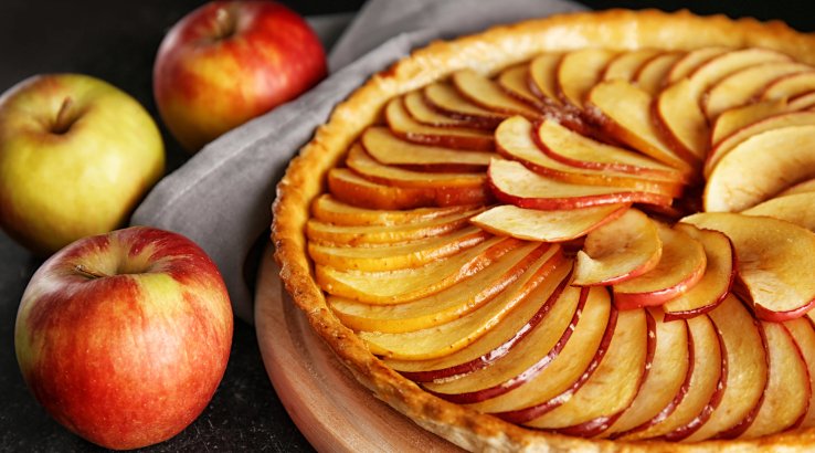 Яблучний тарт з ніжним франжипаном