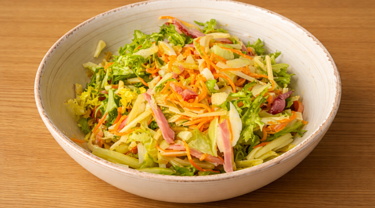 Салат з буженини твердого сиру