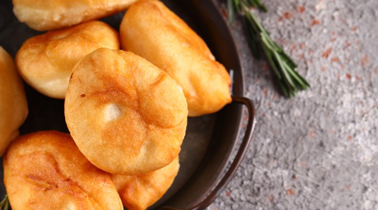 Булочки на сковороді