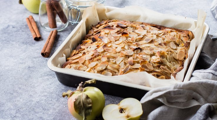 Яблучний пиріг «Невидимка»