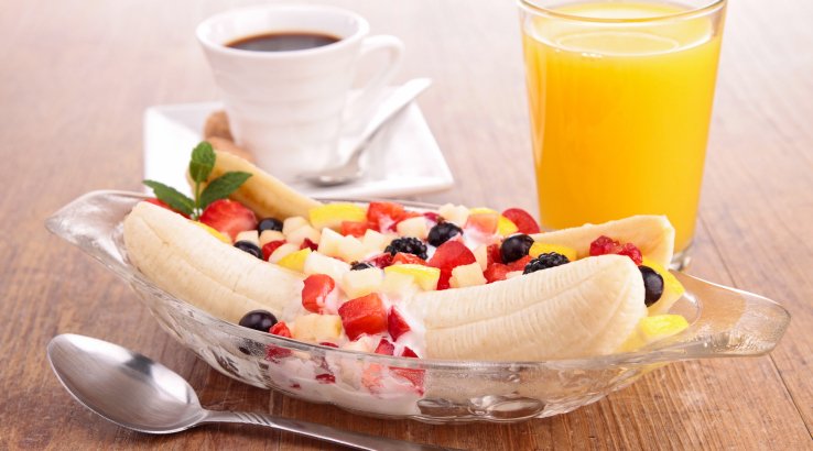 банановий спліт, сніданок