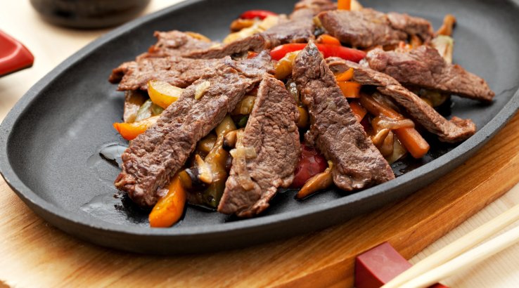 М’ясо з овочами в азійському стилі