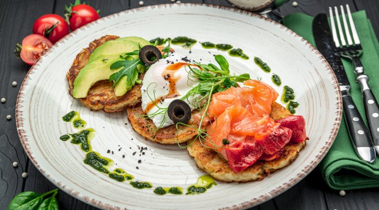 Вівсяні млинці з сиром