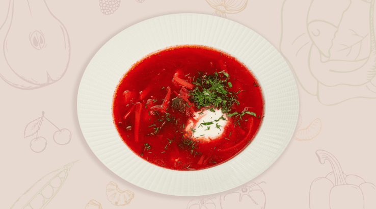 Борщ з картоплею