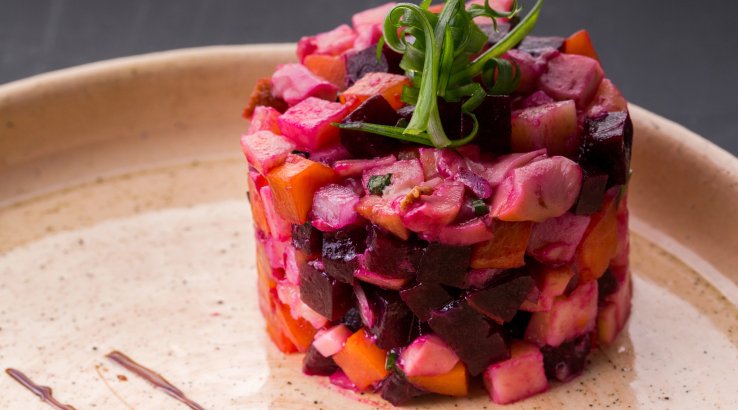 Вінегрет з грибами