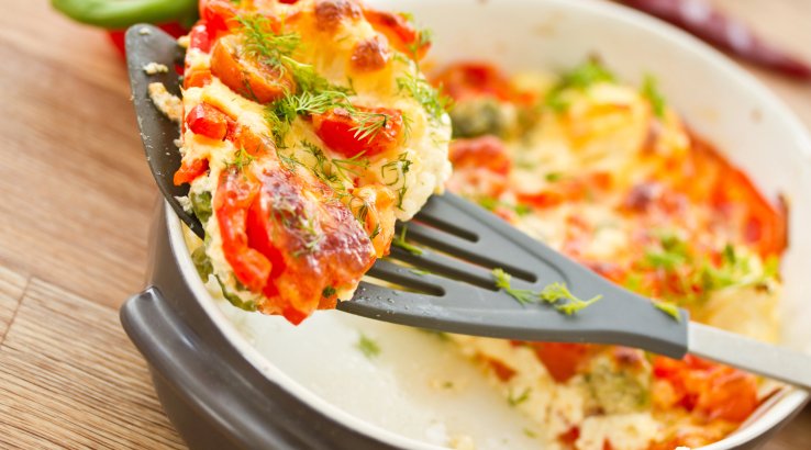 омлет на хлібі