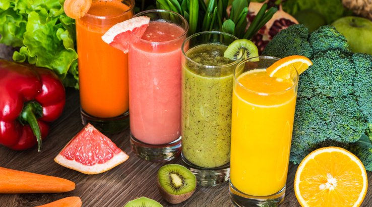 Фреши из разных доступных продуктов