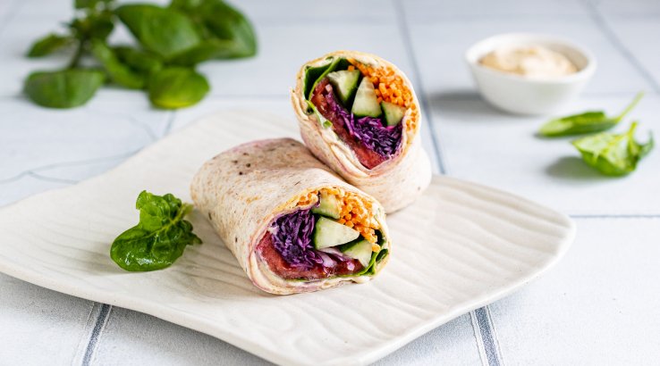 Шаурма з хумусом