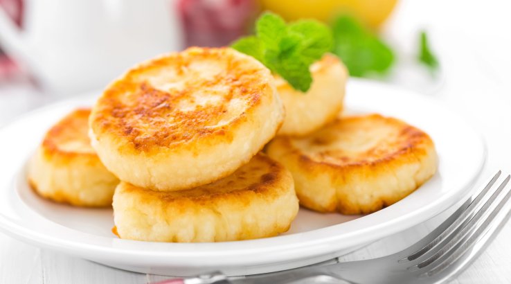 Сырники с яблоками