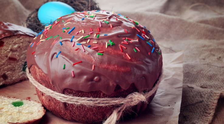 Паска з кремовою начинкою