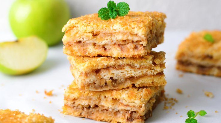 Вівсяні кубики з яблуком