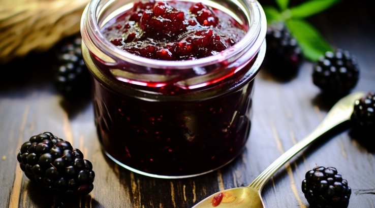 ожинове чатні на зиму