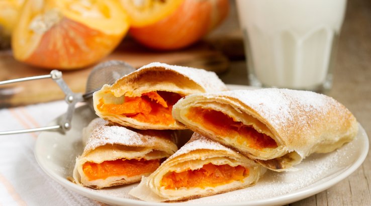 Рулети з апельсиновим гарбузом