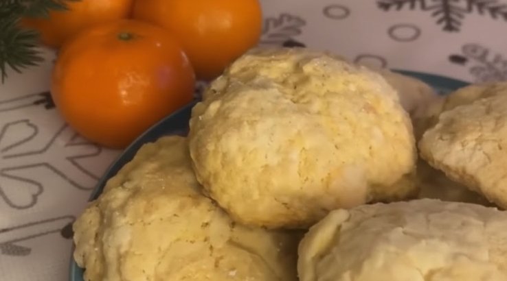 Мандаринове печиво з тріщинами