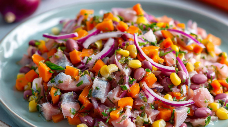 Салат «Оселедець по-мексиканськи»