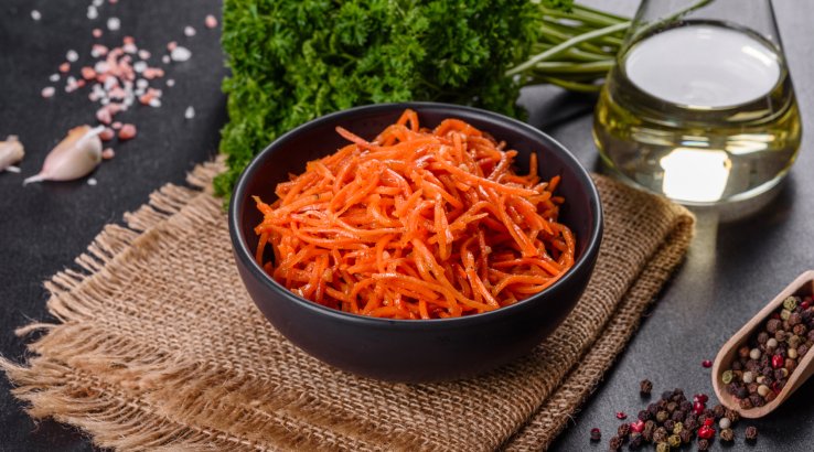 Морква по-корейськи