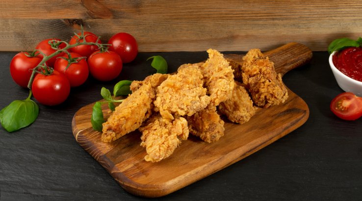 Гострі курячі крильця в паніруванні