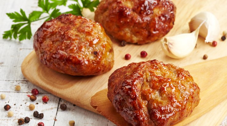 Фрикадельки з медом та часником