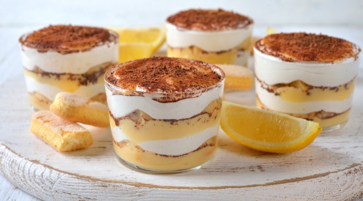 Лимоний тирамісу