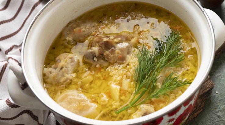 Суп з індички й круп
