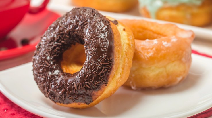 Пончики з гарбуза із шоколадом