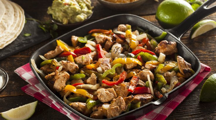 курка фахітас з овочами
