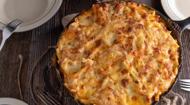 Запіканка з телятини і локшини