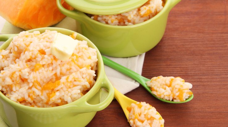 Рисова каша з гарбузом