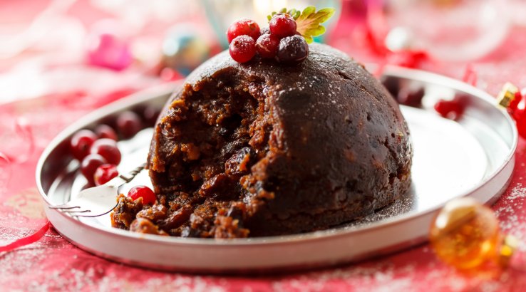 Британський пудинг з горіхами і сухофруктами