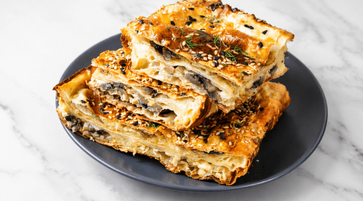 Лінивий пиріг з лаваша