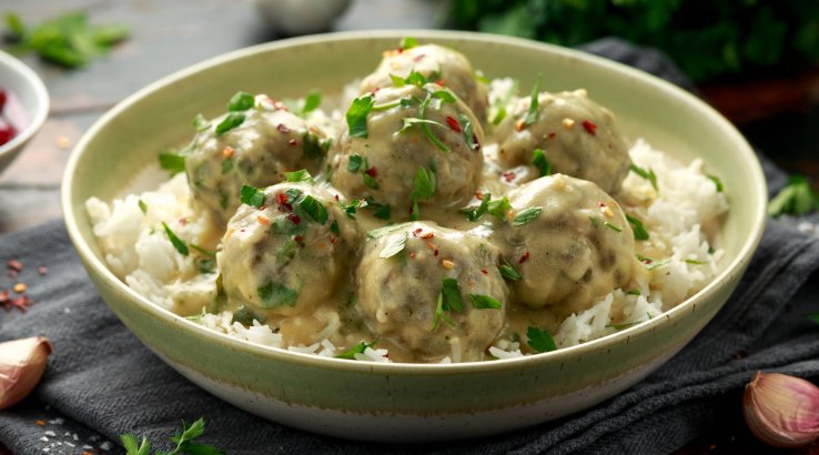 Фрикадельки в гірчичному соусі