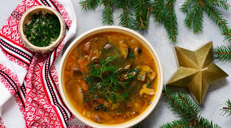 Пісна грибна юшка