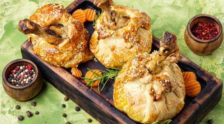 Курячі гомілки в тісті