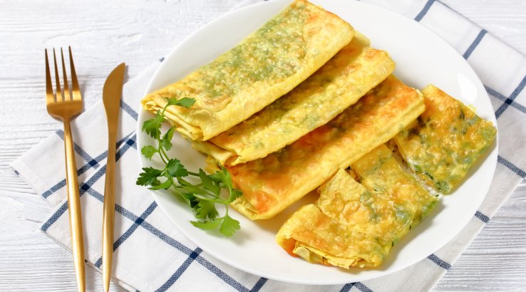 Тортилья з картоплею та цибулею