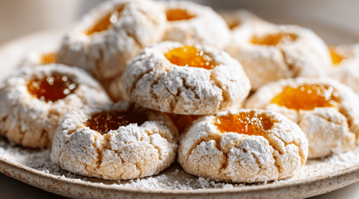 Апельсинове печиво з джемом