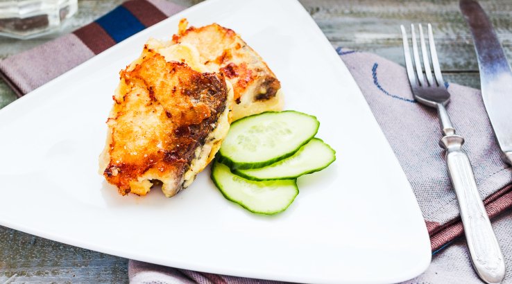 Скумбрія із сиром