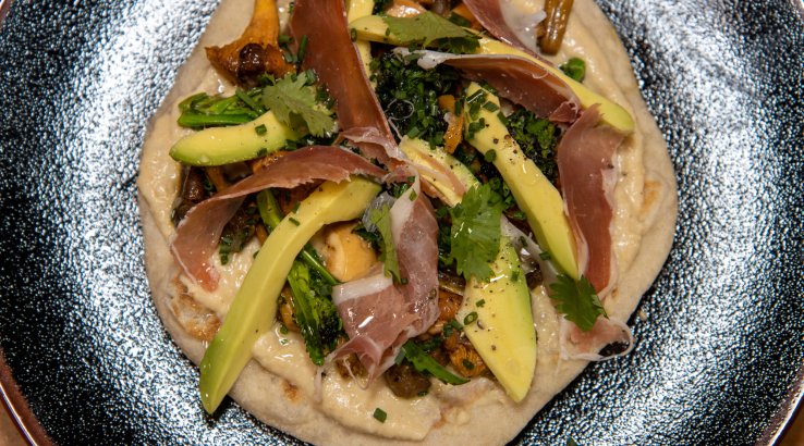 Нутовий крем з руколою