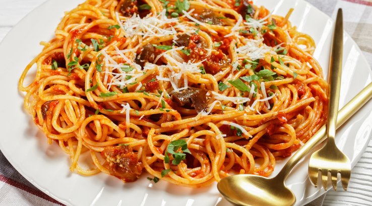 Паста з баклажанами