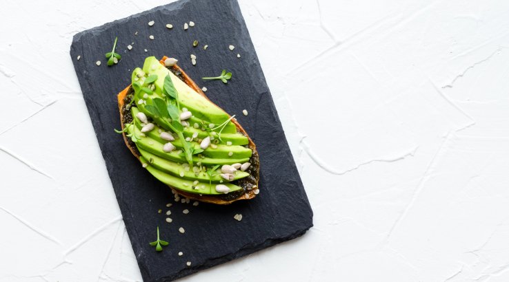 Авокадо-тост з бататом