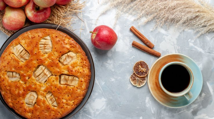 Швидкий пиріг до кави