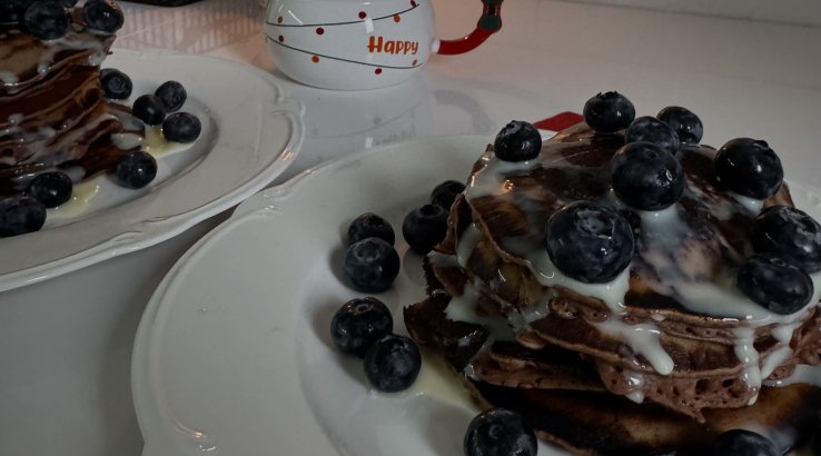 Панкейки з лохиною