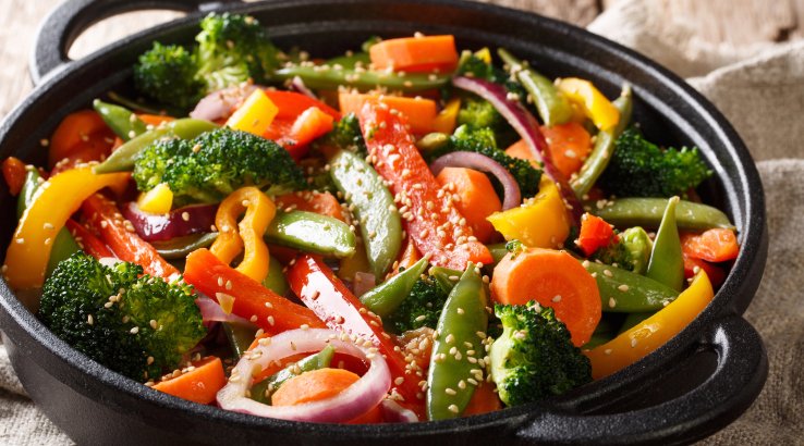 Броколі з овочами по-азійськи