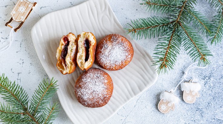 Пампухи з джемом